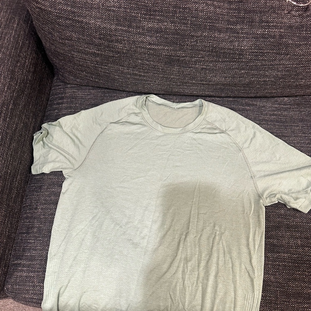 lululemon athletica Light Green Short Sleeve Tee